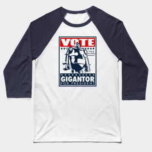 VOTE GIGANTOR Tetsujin 28-go Baseball T-Shirt